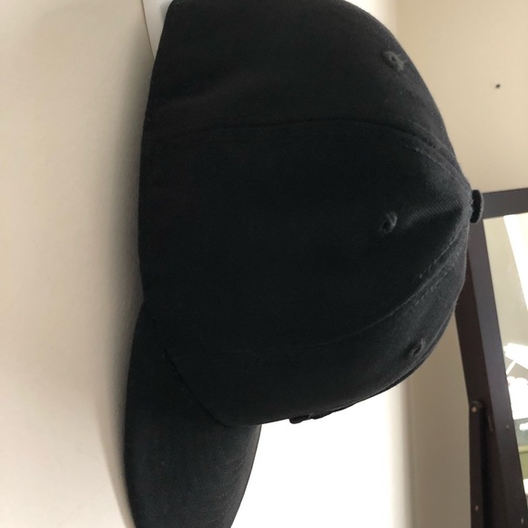 MLB New Era 59 Fifty size 7 1/8 all black Atlanta Braves Baseball Cap - Picture 9 of 11